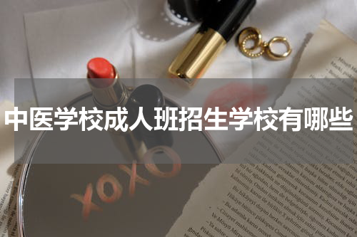 中医学校成人班招生学校有哪些