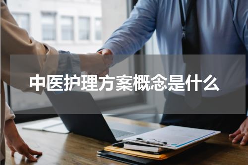 中医护理方案概念是什么