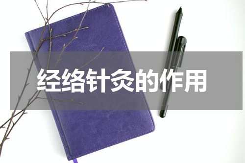 经络针灸的作用