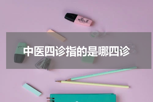 中医四诊指的是哪四诊