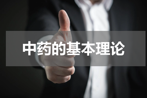中药的基本理论