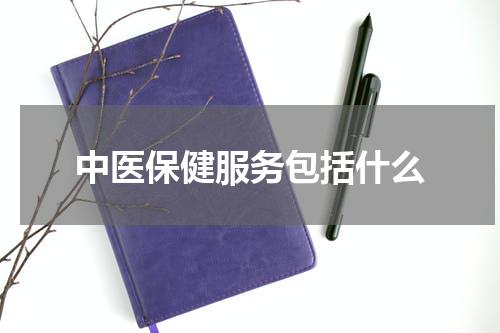 中医保健服务包括什么