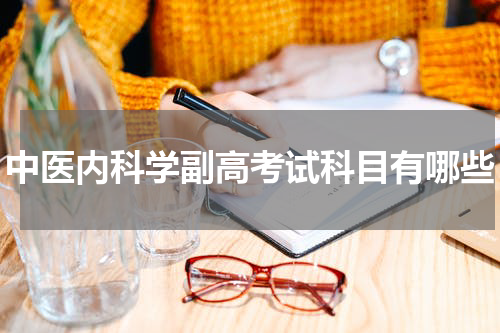 中医内科学副高考试科目有哪些