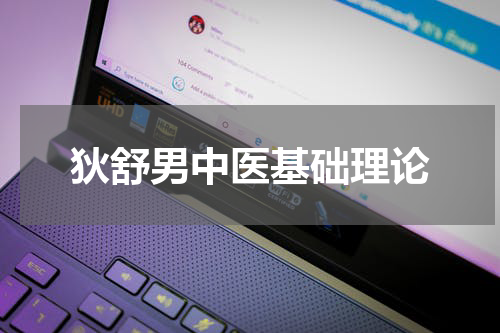 狄舒男中医基础理论