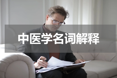 中医学名词解释