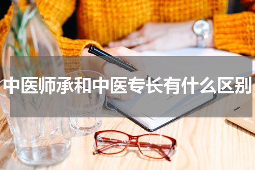 中医师承和中医专长有什么区别