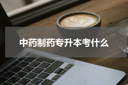 中药制药专升本考什么