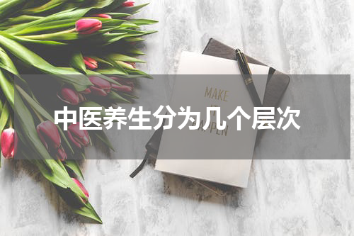 中医养生分为几个层次