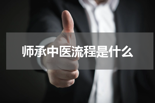 师承中医流程是什么