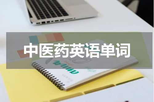 中医药英语单词