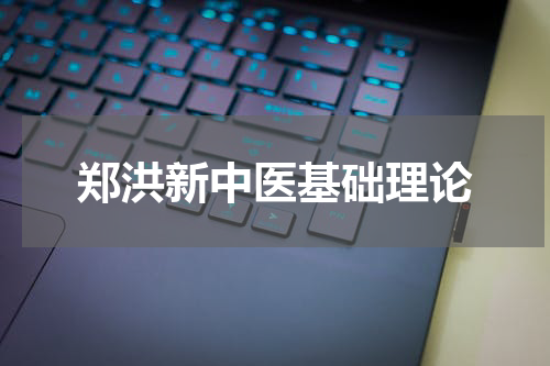 郑洪新中医基础理论