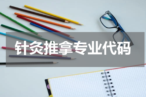 针灸推拿专业代码