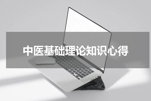 中医基础理论知识心得