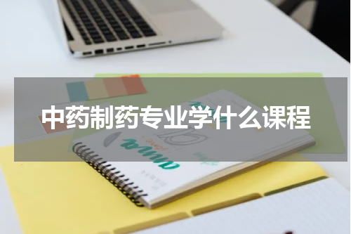 中药制药专业学什么课程