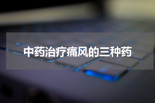 中药治疗痛风的三种药
