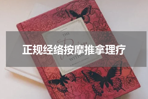 正规经络按摩推拿理疗