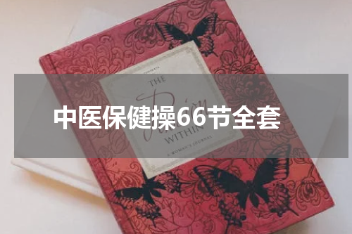 中医保健操66节全套