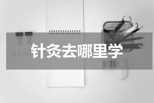 针灸去哪里学