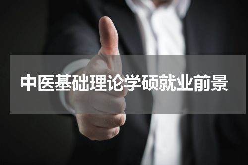 中医基础理论学硕就业前景