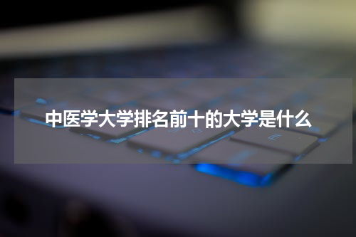 中医学大学排名前十的大学是什么