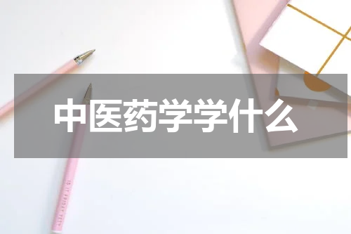 中医药学学什么