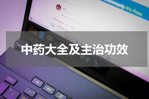 中药大全及主治功效