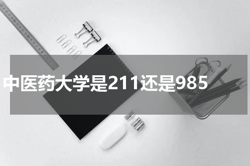 中医药大学是211还是985