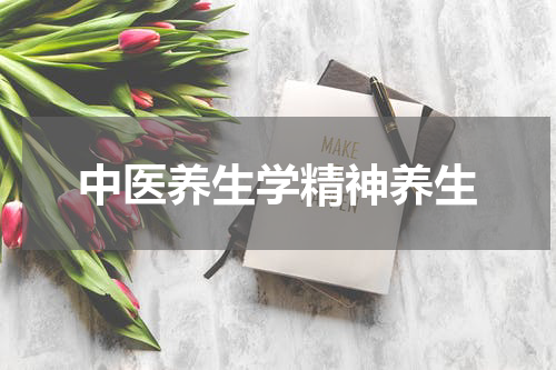 中医养生学精神养生