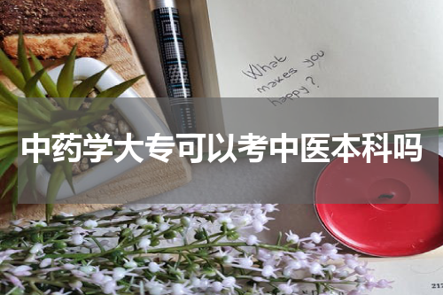 中药学大专可以考中医本科吗