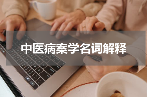 中医病案学名词解释