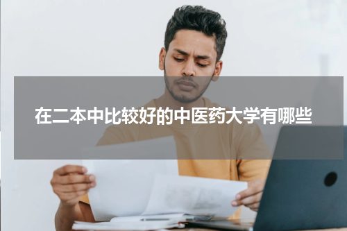 在二本中比较好的中医药大学有哪些