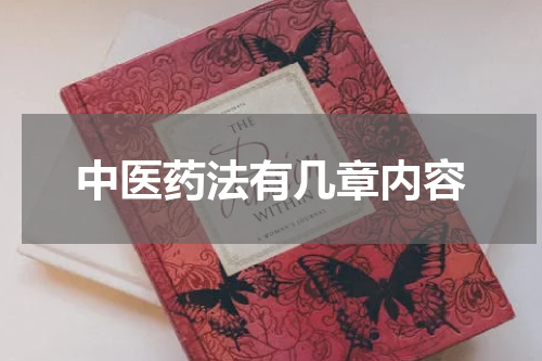 中医药法有几章内容