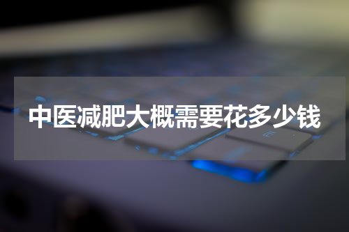 中医减肥大概需要花多少钱