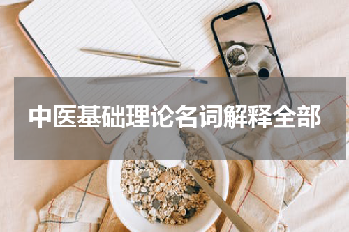 中医基础理论名词解释全部