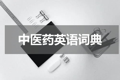 中医药英语词典