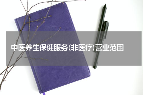 中医养生保健服务(非医疗)营业范围