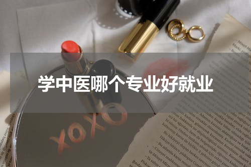 学中医哪个专业好就业