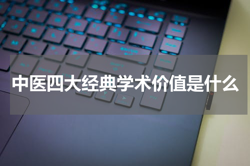 中医四大经典学术价值是什么