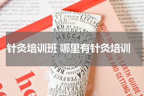 针灸培训班 哪里有针灸培训