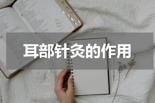 耳部针灸的作用