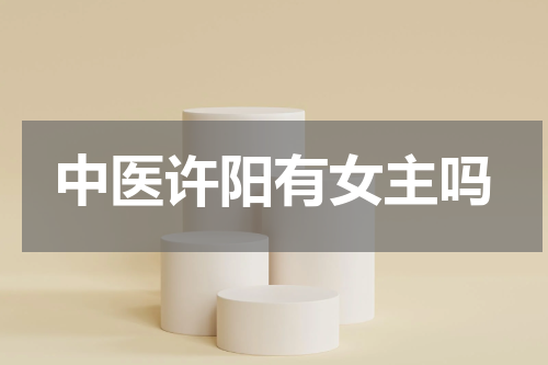 中医许阳有女主吗
