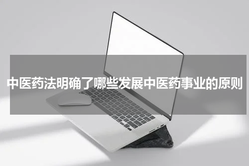 中医药法明确了哪些发展中医药事业的原则