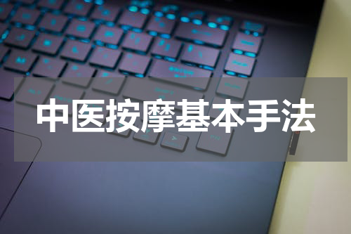 中医按摩基本手法