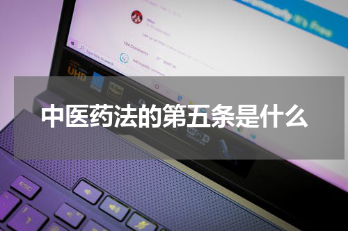 中医药法的第五条是什么