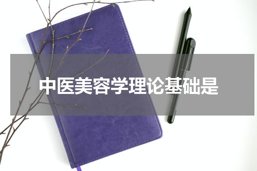 中医美容学理论基础是