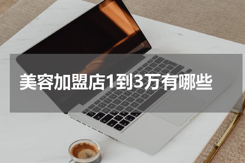 美容加盟店1到3万有哪些