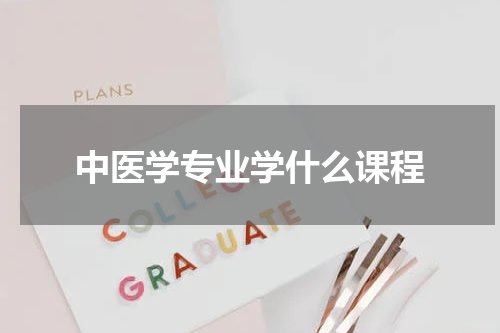 中医学专业学什么课程