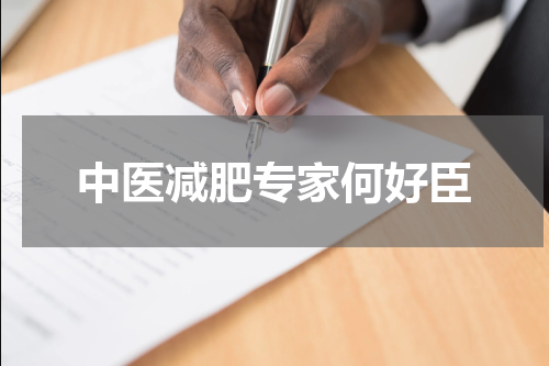 中医减肥专家何好臣