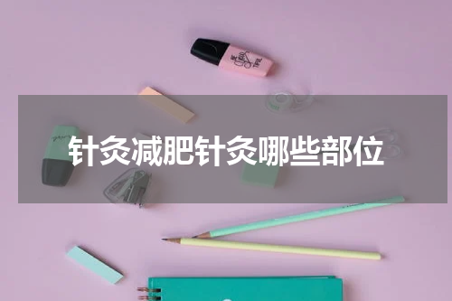 针灸减肥针灸哪些部位
