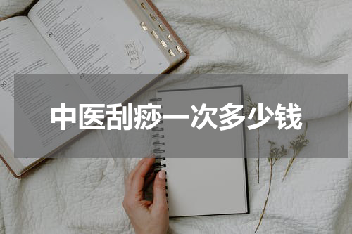 中医刮痧一次多少钱